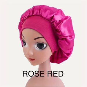 Girls satin hair bonnets